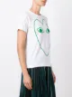 Comme Des Garçons Play logo outline print T-shirt