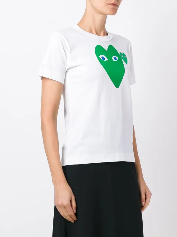 Comme Des Garçons Play ロゴプリント Tシャツ 通販 - FARFETCH