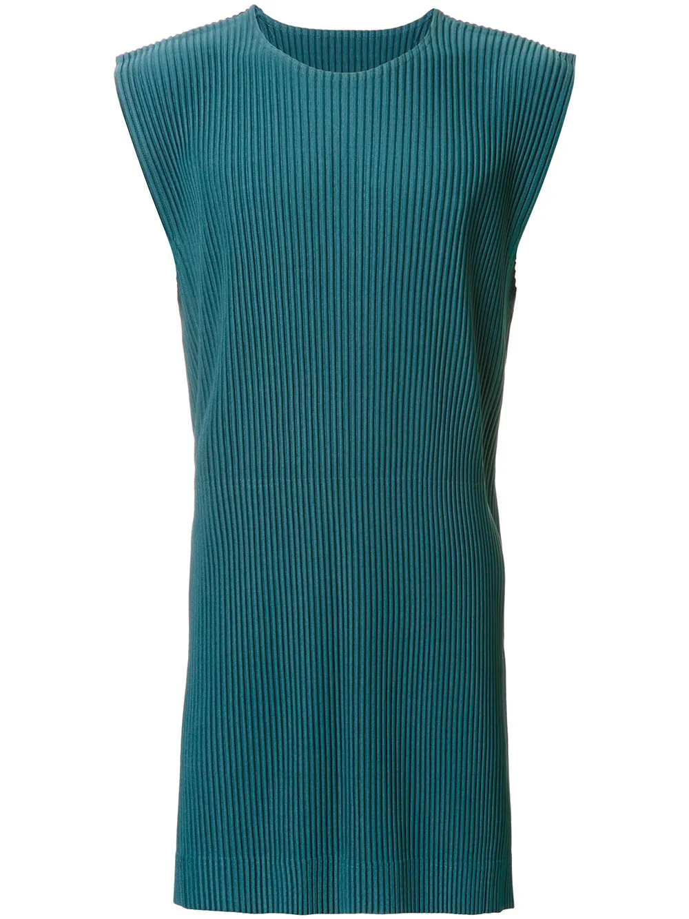

Homme Plissé Issey Miyake pleated sleeveless pullover - Green