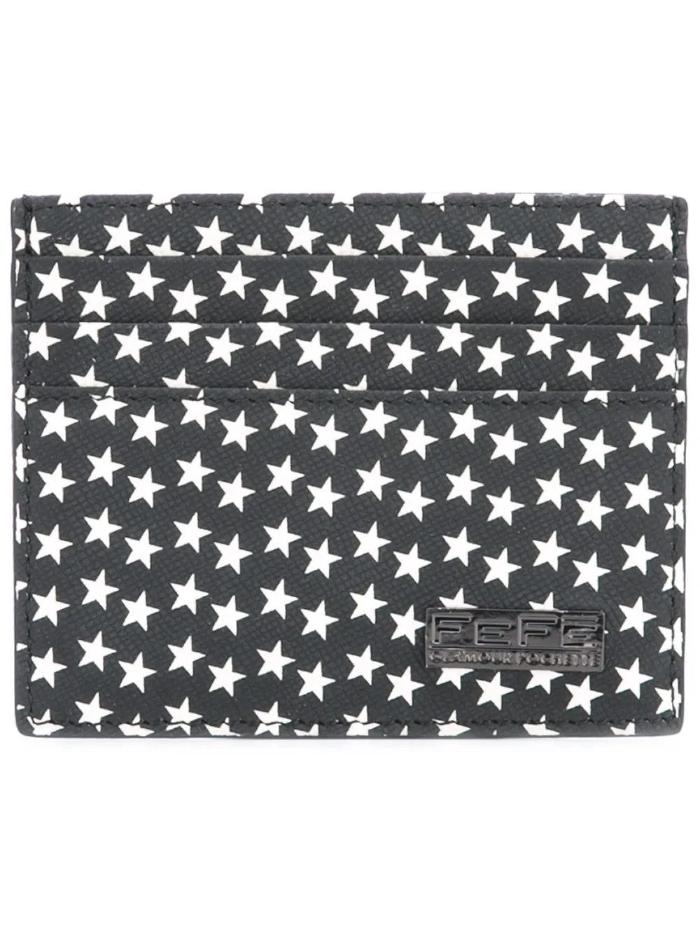 FeFè star print wallet | Black | Image 1