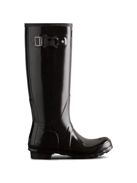 Hunter buckled detailing rain boots