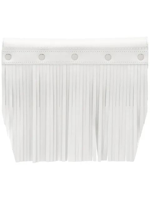 Comme Des Garçons Wallet portefeuille à bord frangé