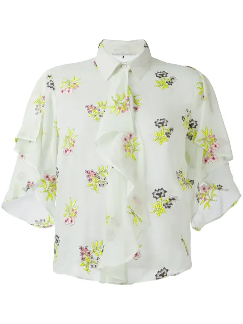 MARCO DE VINCENZO FLORAL EMBROIDERY SHIRT