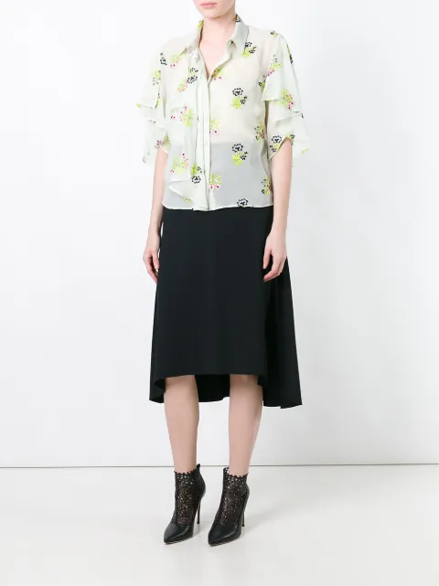 MARCO DE VINCENZO FLORAL EMBROIDERY SHIRT