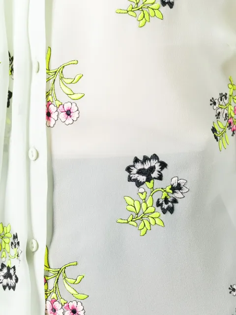 MARCO DE VINCENZO FLORAL EMBROIDERY SHIRT