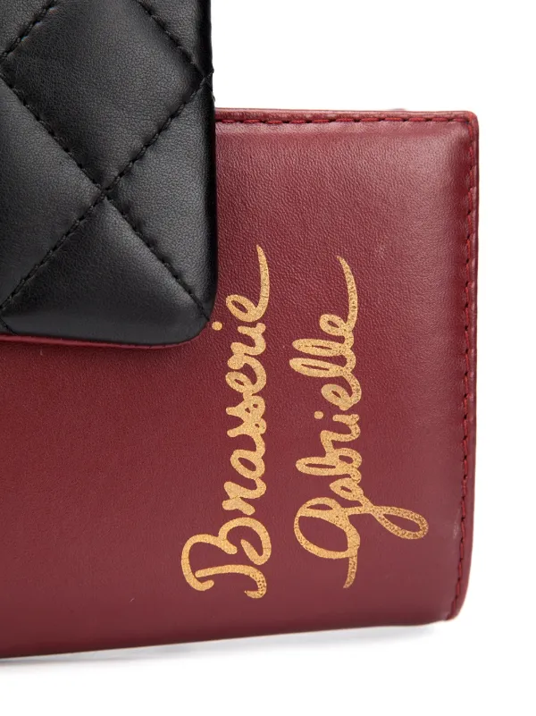 CHANEL Pre-Owned 'Gabrielle' Menu Clutch Bag | Black | FARFETCH