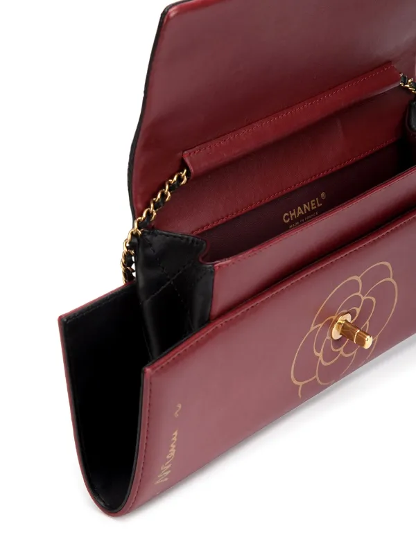 CHANEL Pre-Owned 'Gabrielle' Menu Clutch Bag | Black | FARFETCH