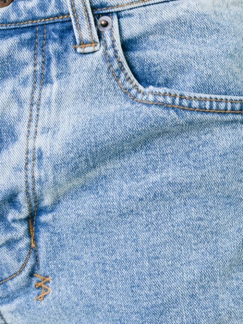 KSUBI Chitch Distressed Slim Jeans in Light Blue | ModeSens
