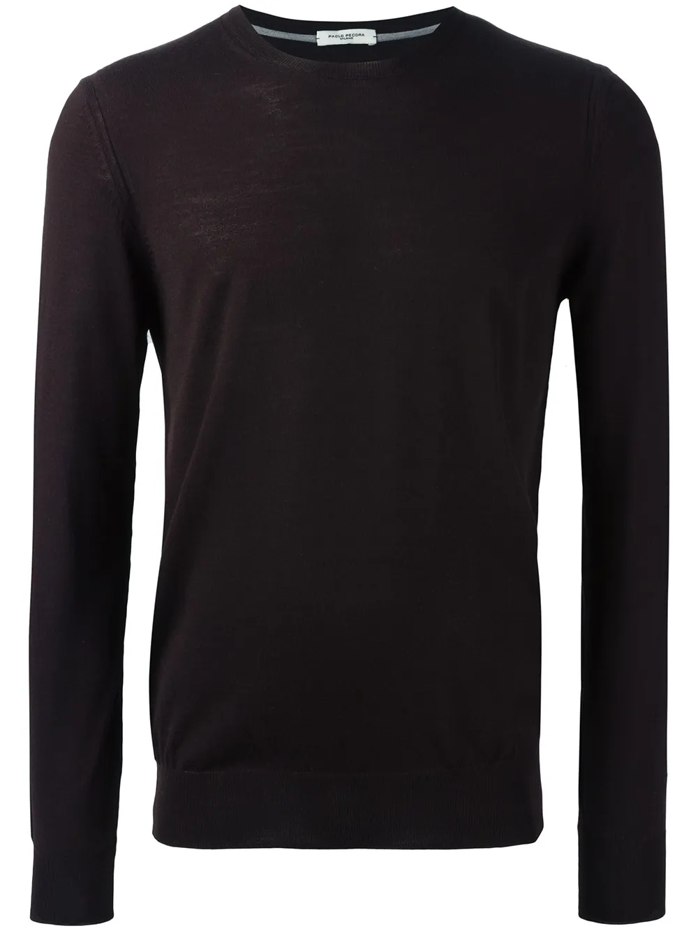 Paolo Pecora crew neck jumper | Brown | Image 1
