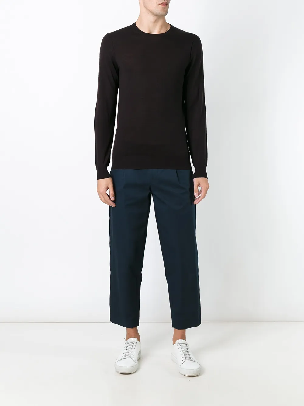 Paolo Pecora crew neck jumper | Knitted Sweaters | Image 2