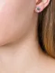 Elise Dray 18kt Weißgoldohrringe mit Diamanten