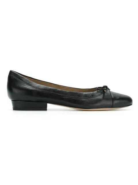 Sarah Chofakian Martina leather ballerina shoes