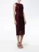 Dolce & Gabbana floral lace fitted dress