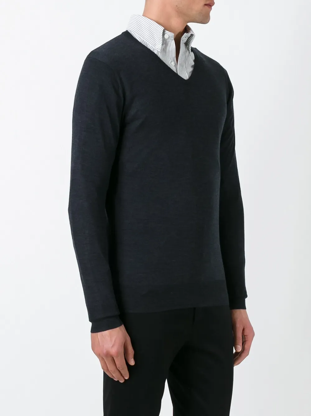 Aspesi V-neck Jumper In Black