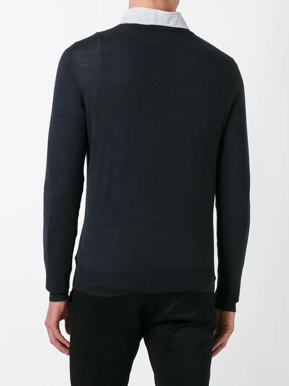 Aspesi V-neck Jumper In Black