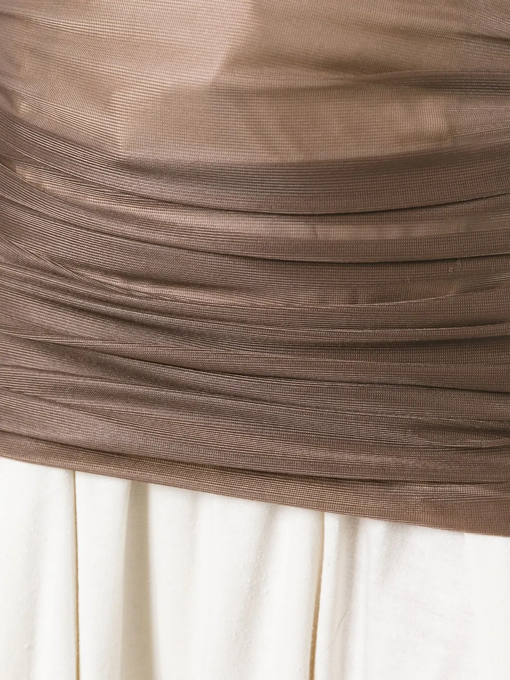 LOEWE asymmetric skirt Beige