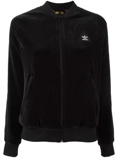 adidas chamarra deportiva de velour "HU SST"