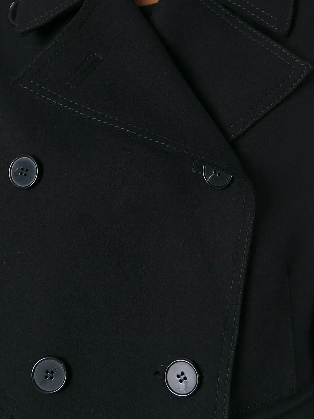 Valentino Garavani Sailorjas met dubbele rij knopen Zwart