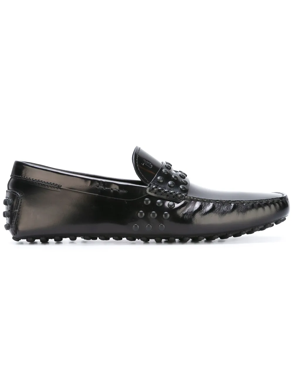 Tod's studded loafers Zwart