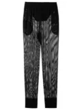 Amir Slama mesh trousers - Black