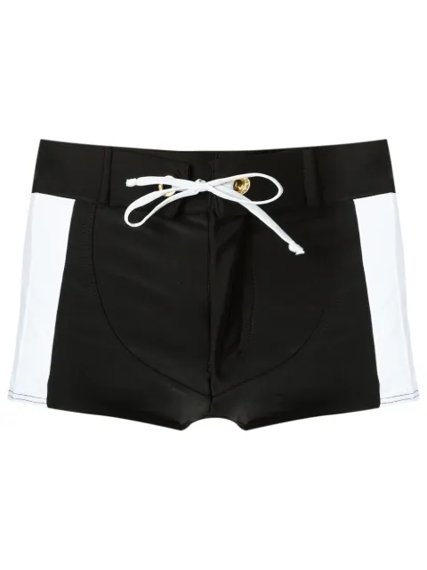 Amir Slama panelled drawstring trunks