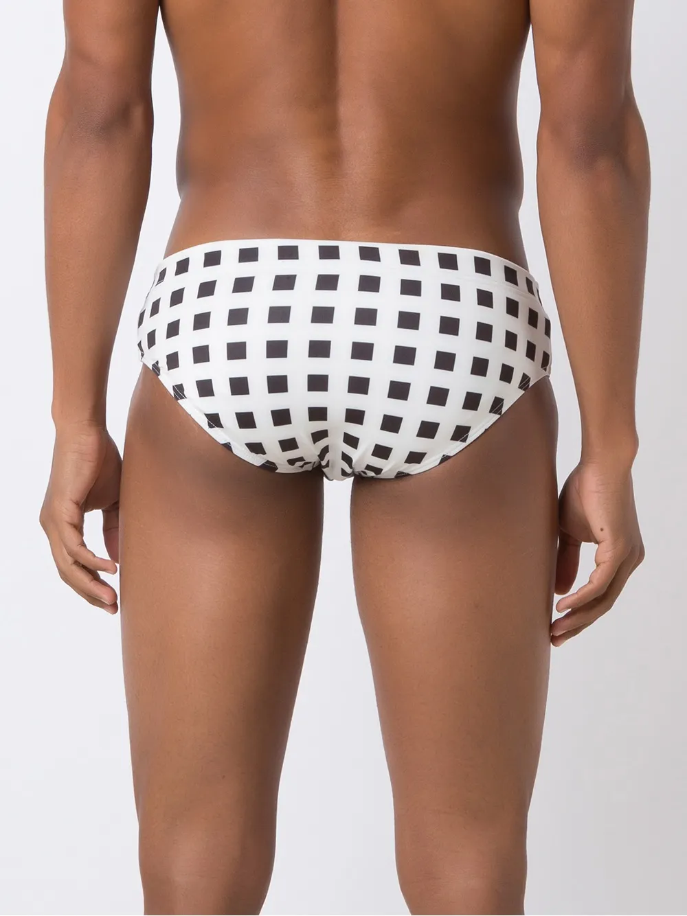 фото Amir slama geometric print trunks