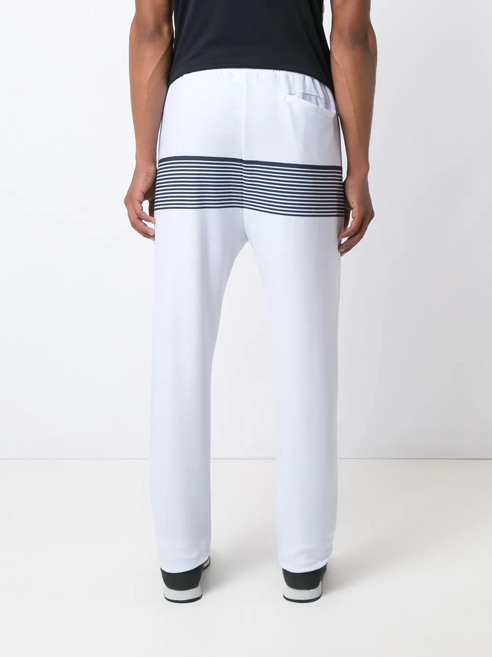 Amir Slama striped track trousers Wit