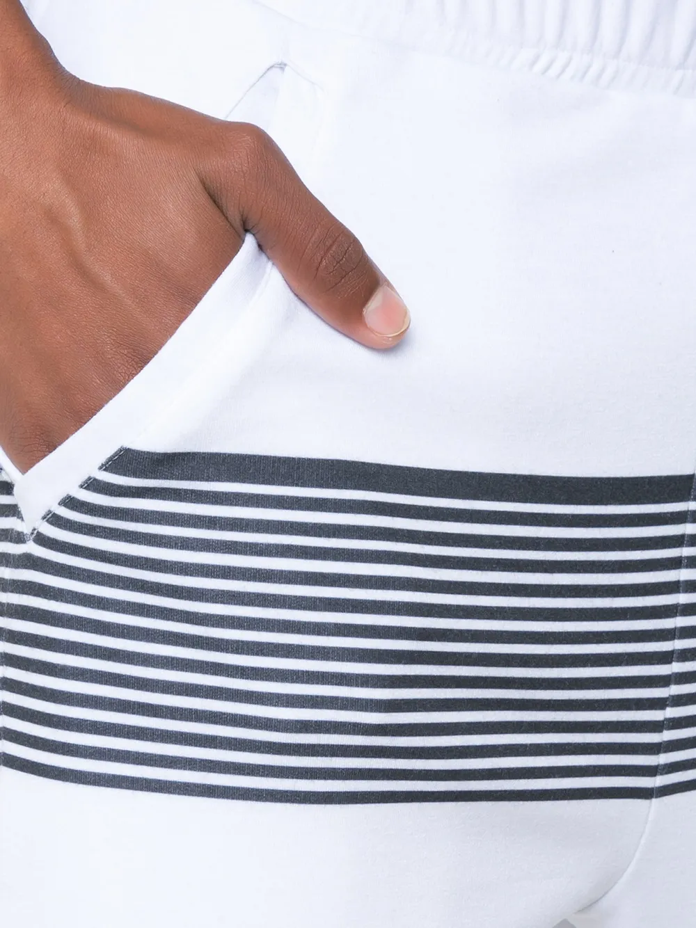 Amir Slama striped track trousers Wit