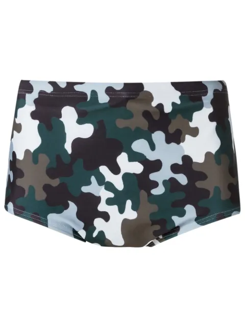 Amir Slama camuflage print trunks