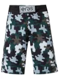 Amir Slama camouflage print swim shorts - Green