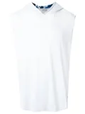 Amir Slama hooded sleeveless tank top - White