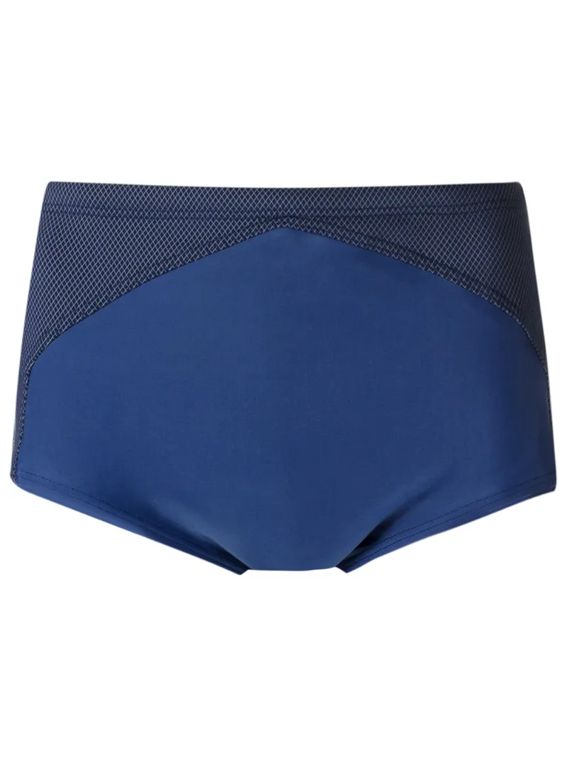 AMIR SLAMA PANELLED LOW-RISE TRUNKS