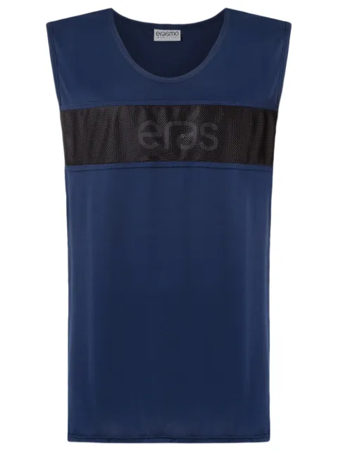 Amir Slama x Erasmo logo tank T-shirt