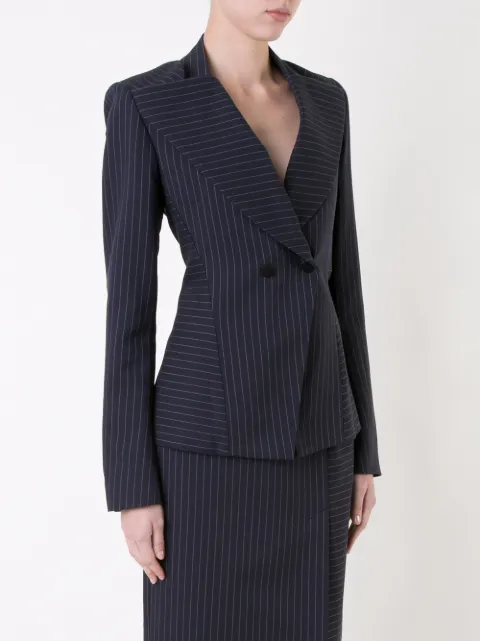 DION LEE Lattitude Pinstripe Blazer | ModeSens