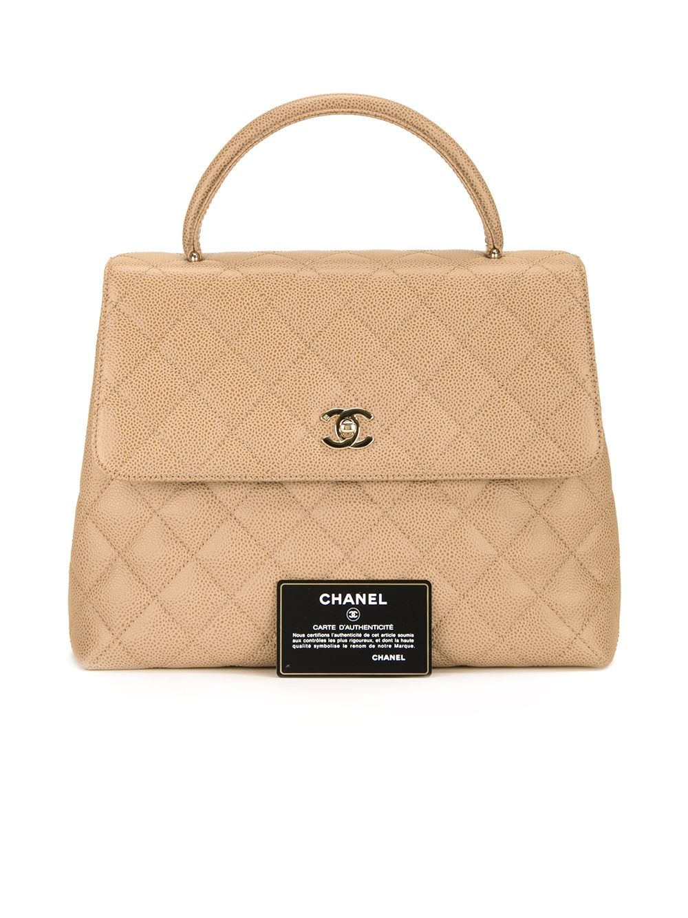 CHANEL CC quilted hand bag Women