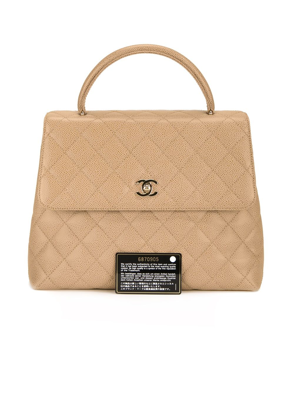 CHANEL CC quilted hand bag Women