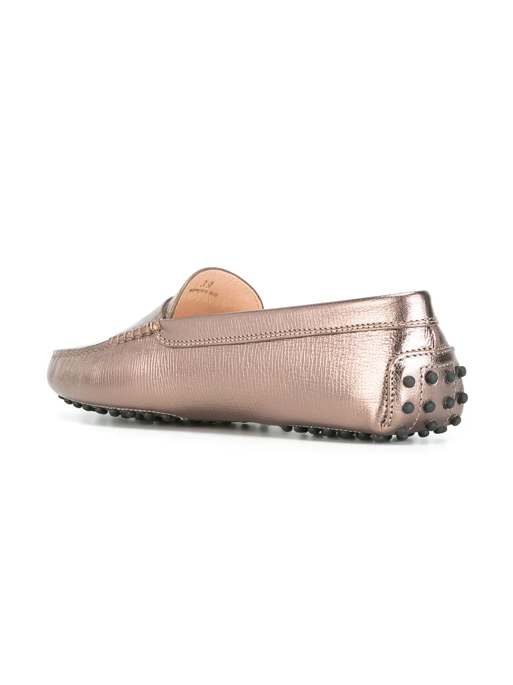 Tod's metallic loafers Bruin