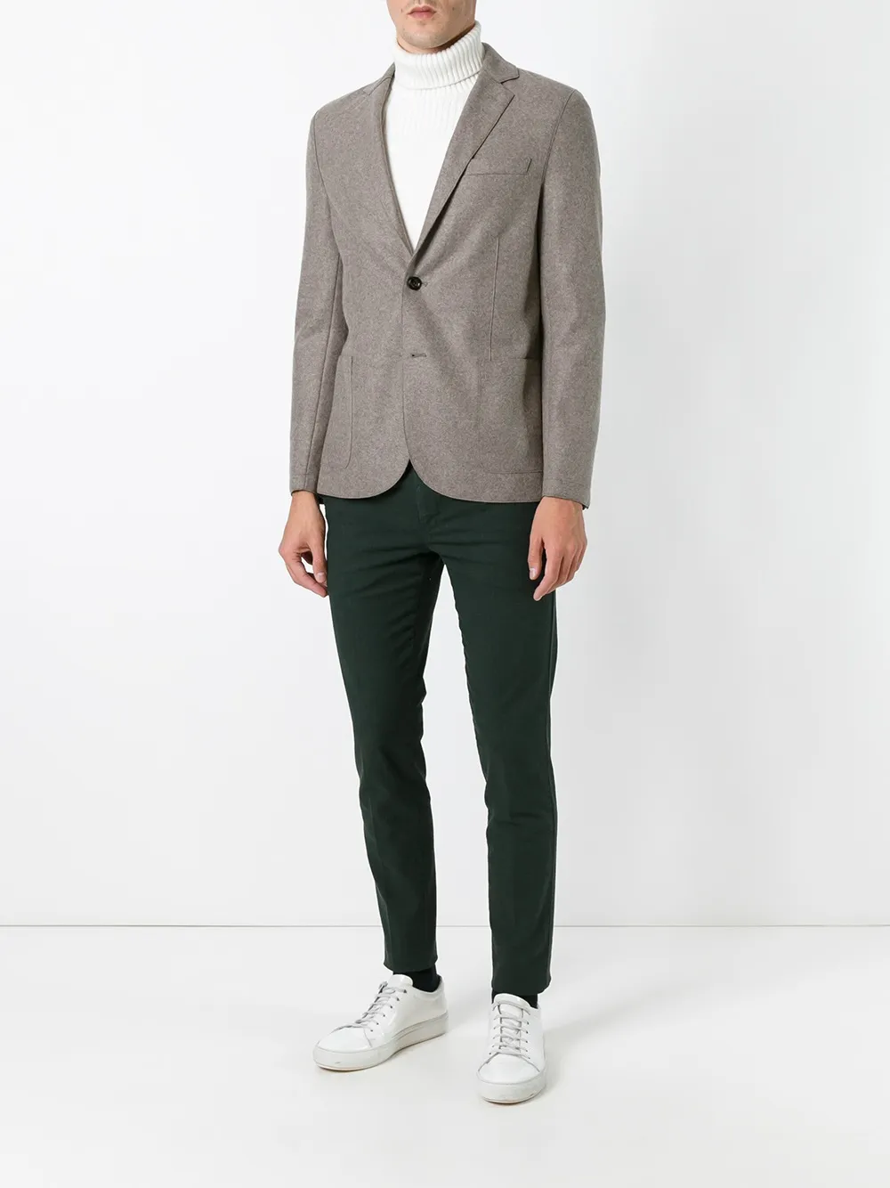Pt01 skinny trousers - Groen