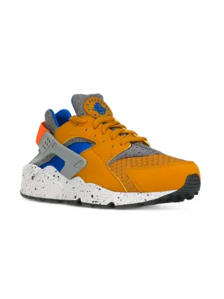 blue and yellow huaraches