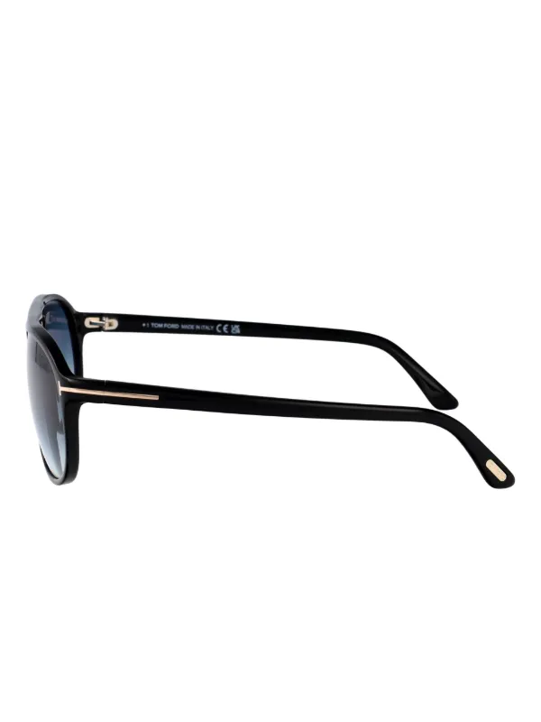 TOM FORD Eyewear アビエーターサングラス | ブルー | FARFETCH JP