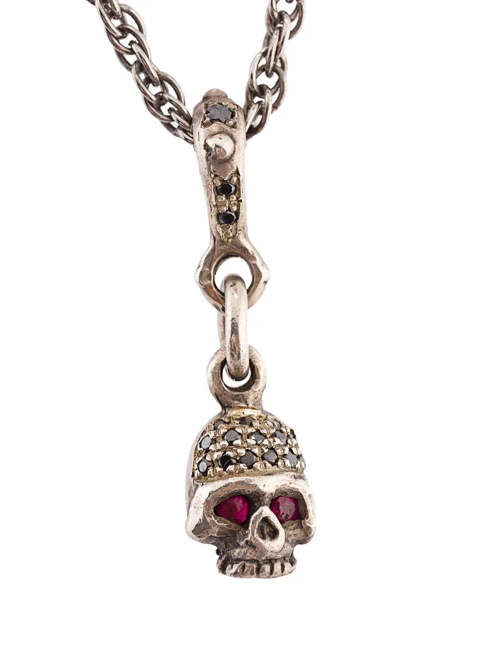 骷髅头坠饰项链