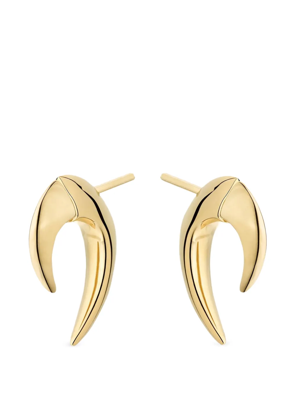 Shaun Leane 18kt yellow gold small Talon earrings