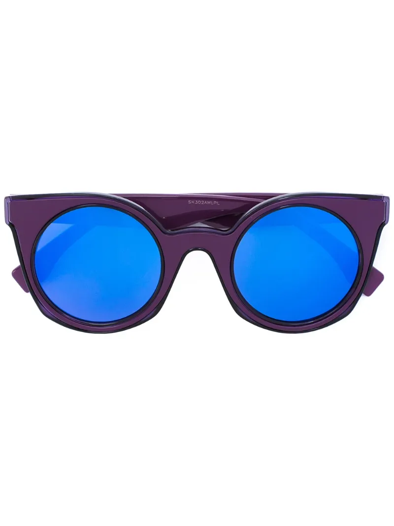 солнцезащитные очки в круглой оправе Fendi Eyewear