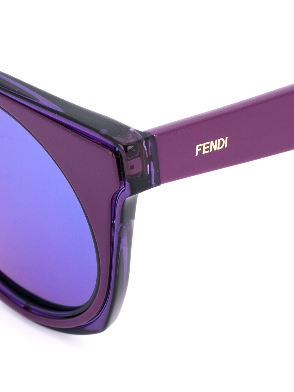 фото Fendi Eyewear солнцезащитные очки в круглой оправе