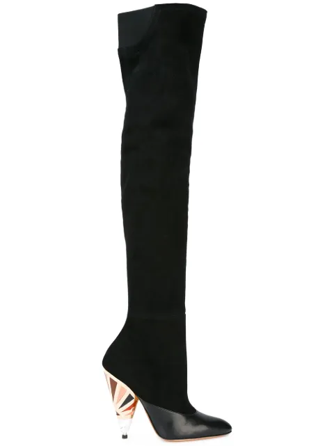 Givenchy cuissardes à talon colour block