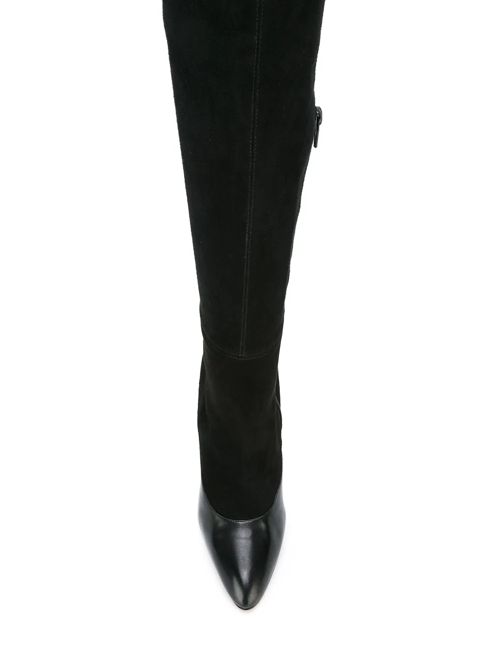 Givenchy printed heel over-the-knee boots Black