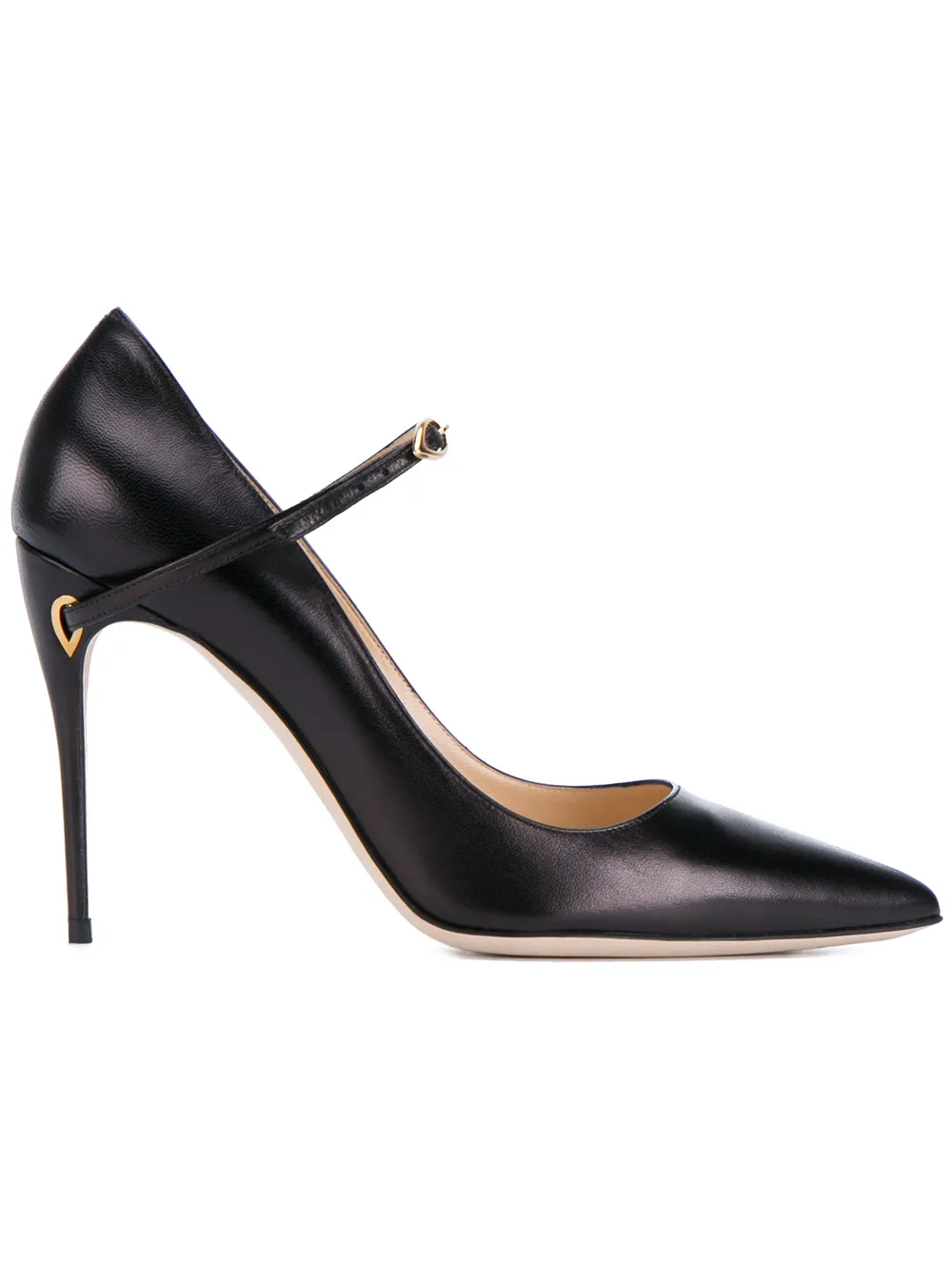 Jennifer Chamandi Black Lorenzo 105 Leather Pumps - Tendenza classica, vale la pena avere Jennifer Chamandi Black Lorenzo 105 Leather Pumps - Tendenza classica, vale la pena avere