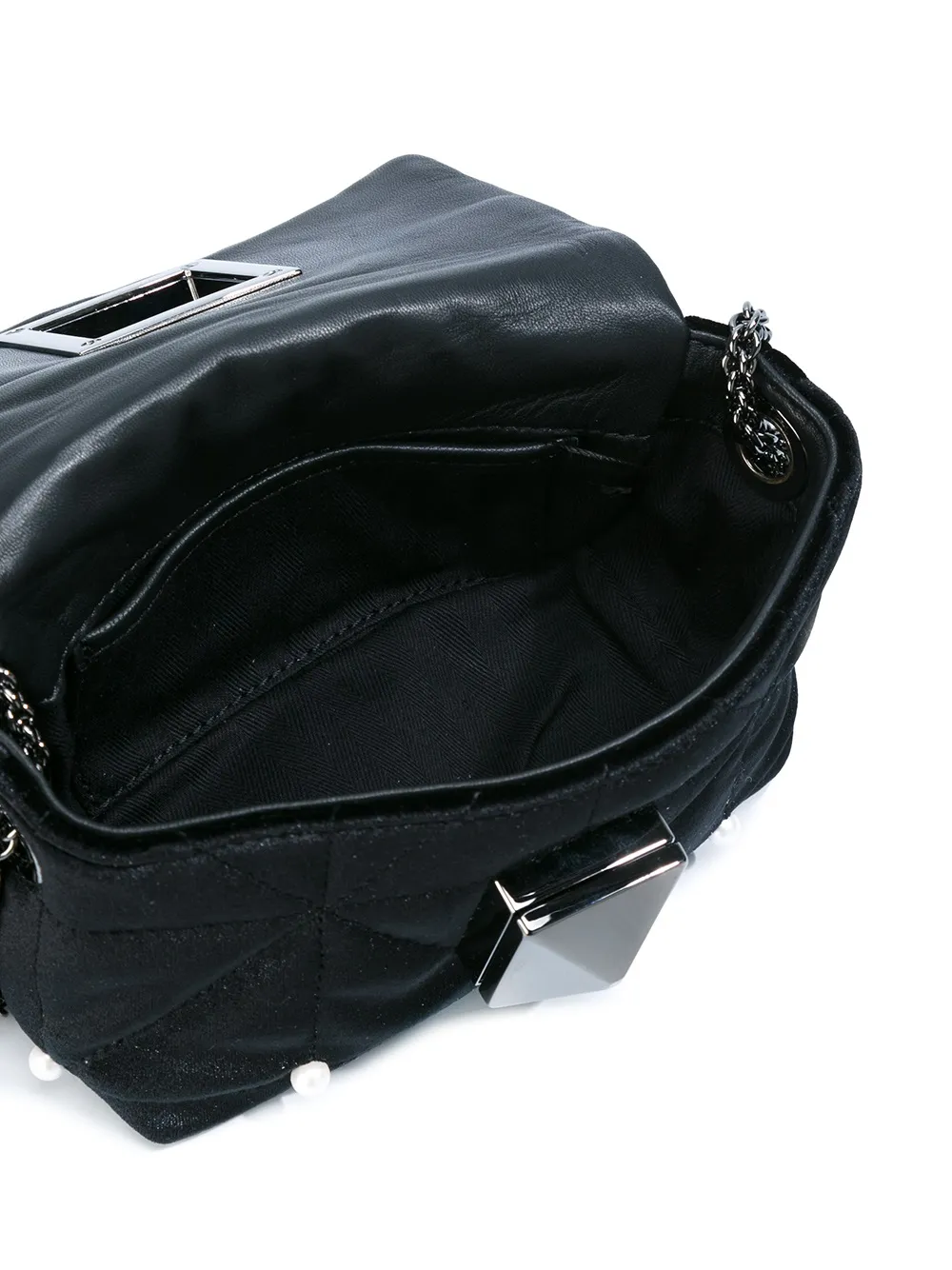 Sonia Rykiel Quilted Crossbody Bag In Black