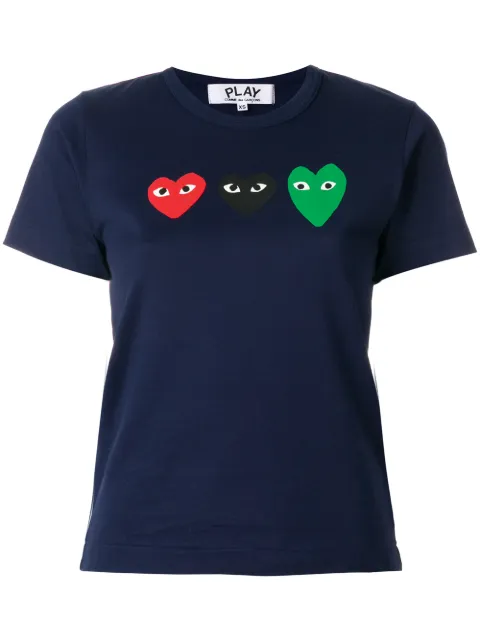 Comme Des Garçons Play heart print T-shirt
