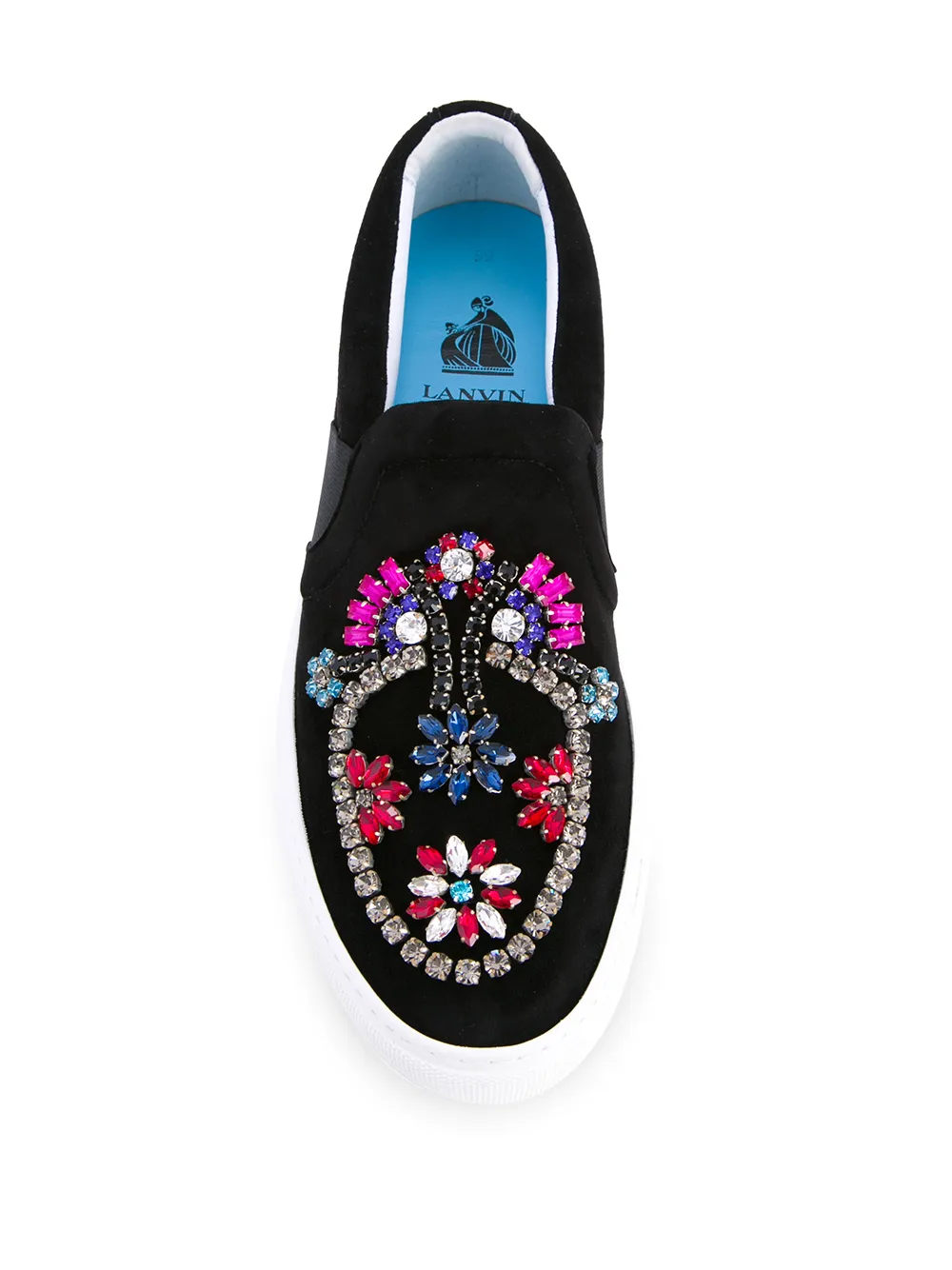 Lanvin Slip-on sneakers Zwart